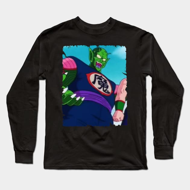 DEMON KING PICCOLO MERCH VTG Long Sleeve T-Shirt by kuzza.co